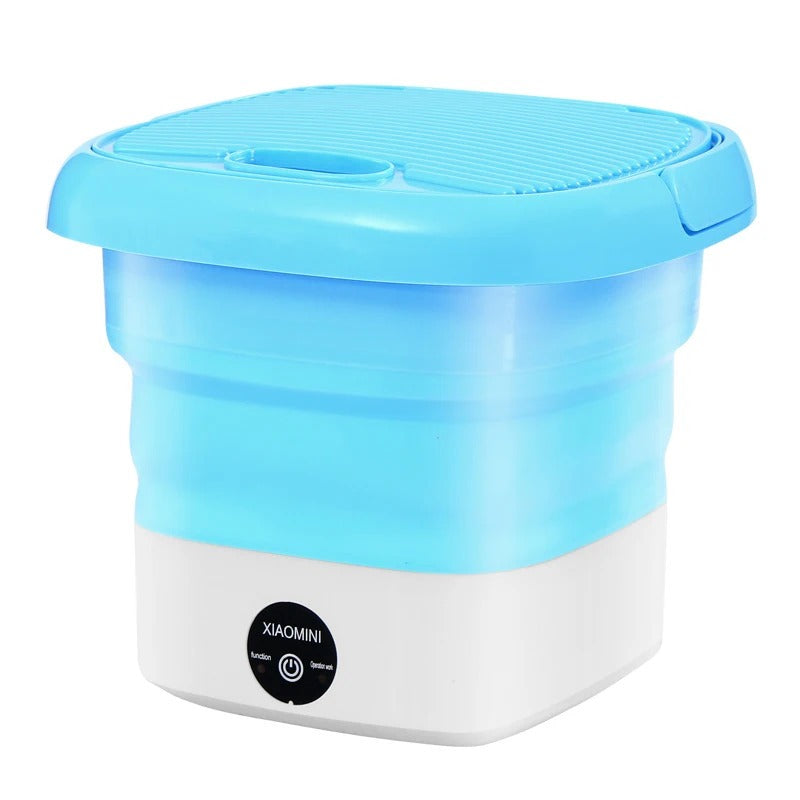 Portable mini foldable washing machine